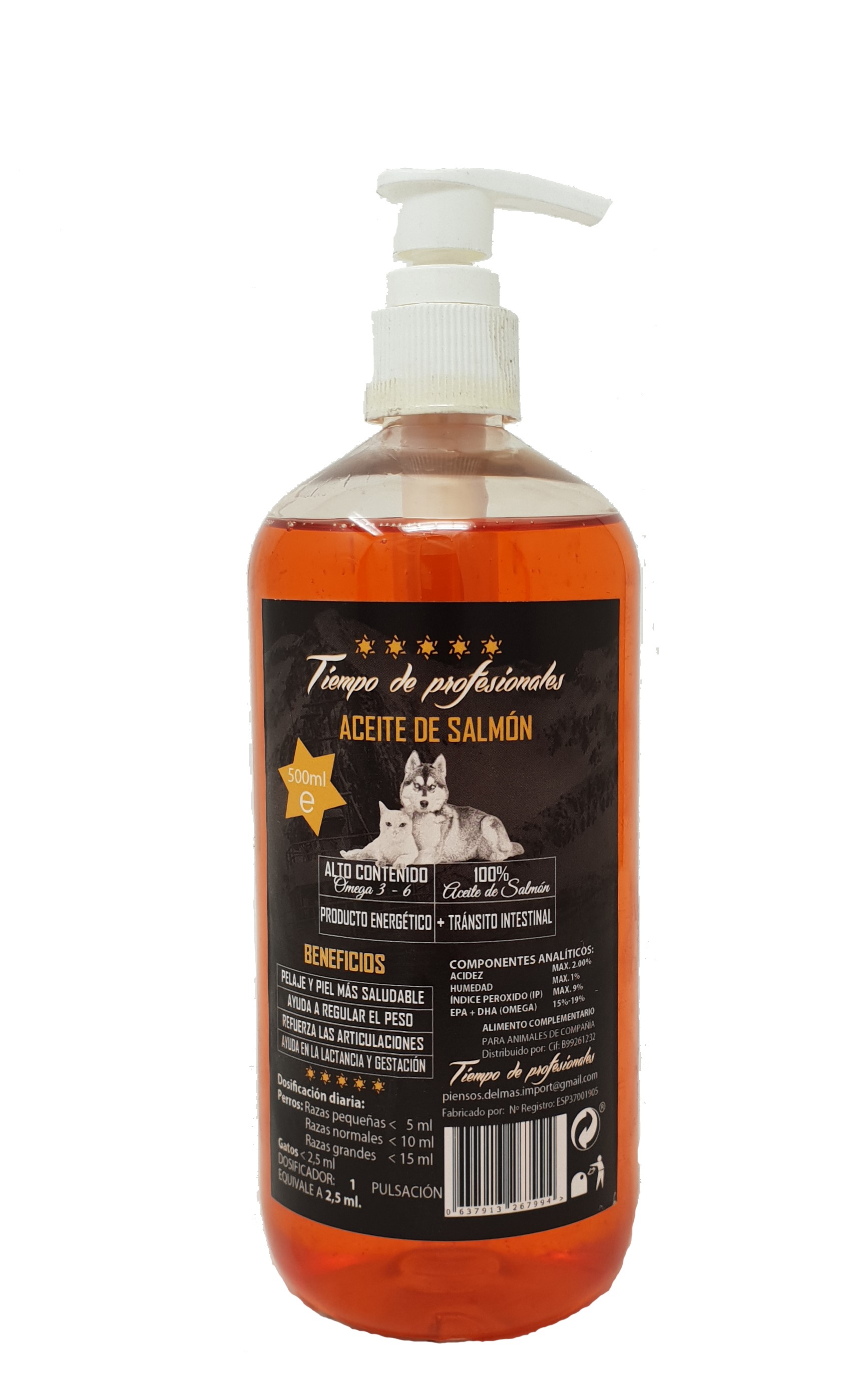 Aceite Salmon para Perros 1 litro